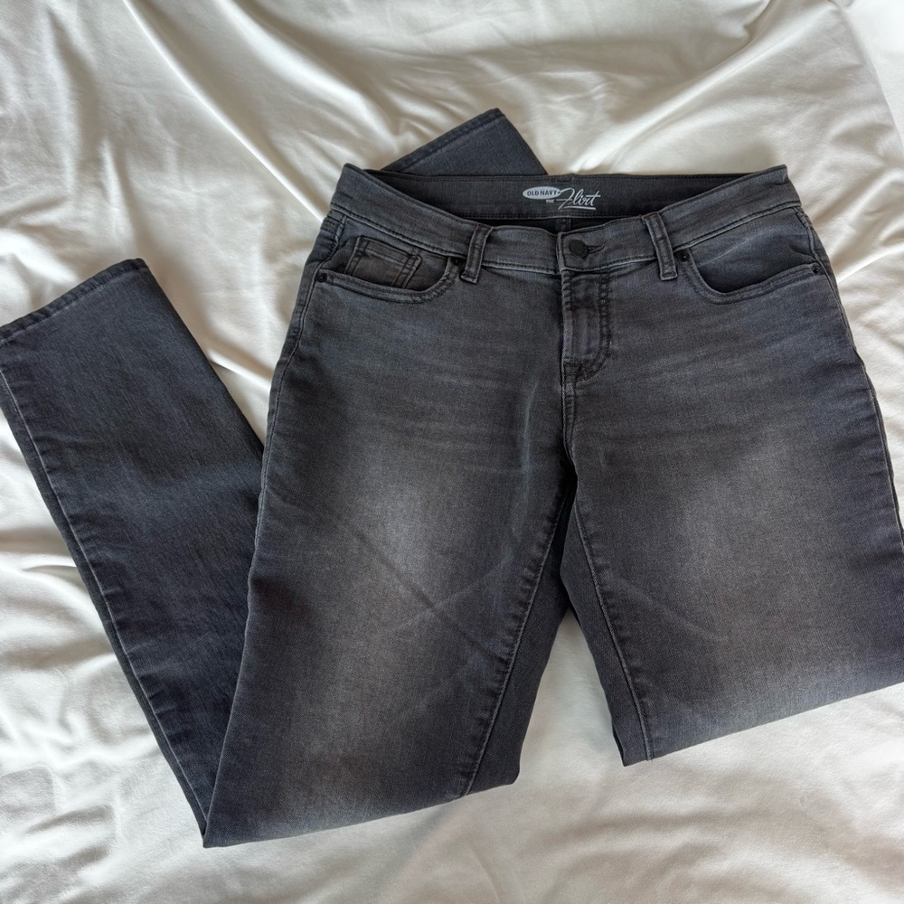 Old Navy FLIRT Dark Gray Denim SZ 6